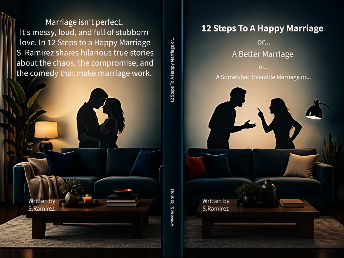 Full wrap cover for 12 Steps to a Happy Marriage
