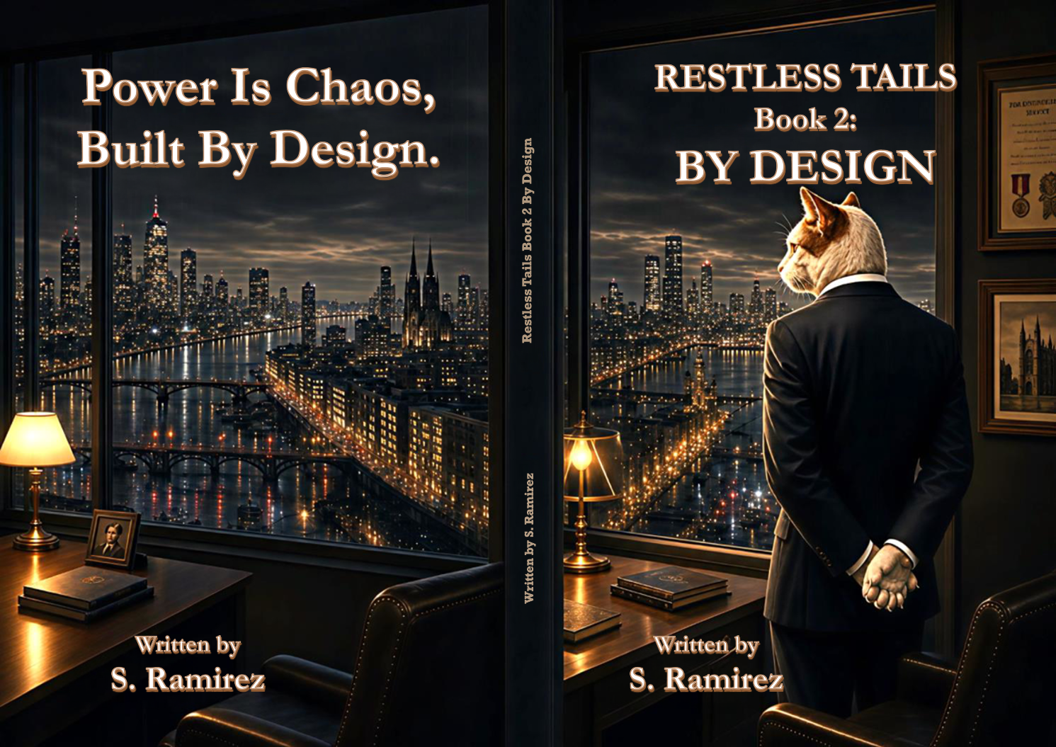 Full wrap cover for Restless Tails Book 2: By Design